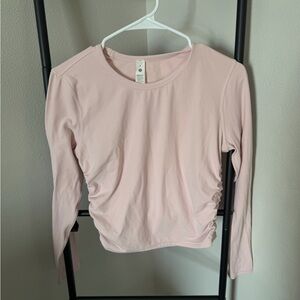 Lululemon Athletica Light Pink Long Sleeve Top